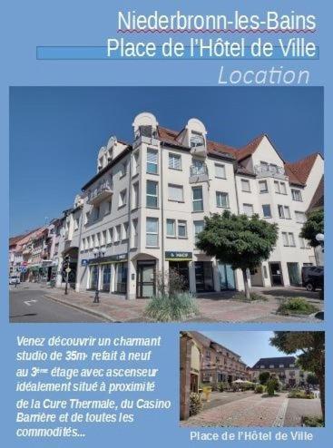 Charmant Studio Classe 3 Etoiles Au Coeur De Niederbronn-Les-Bains Zewnętrze zdjęcie